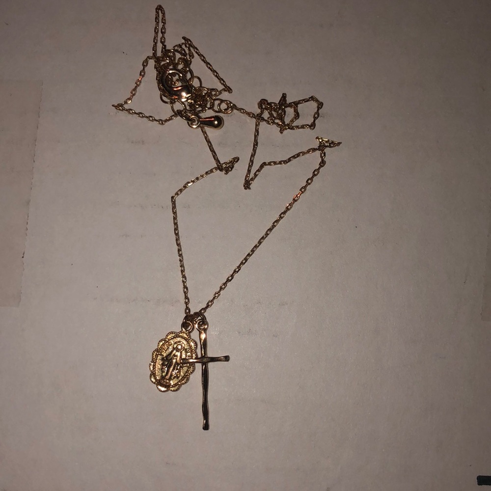 Gold Cross Necklace